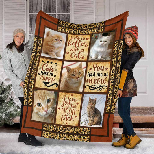 Cat Lover - Personalized Blanket