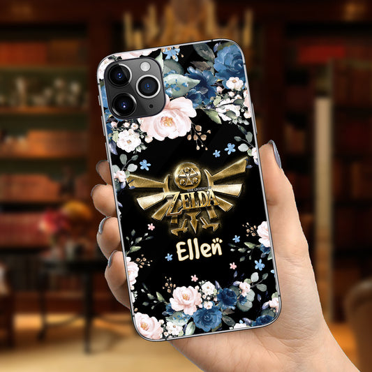 Blue Roses Legend Wings - Personalized The Hero's Legend Phone Case