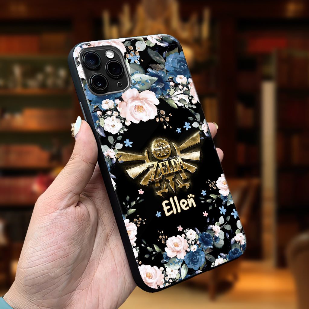 Blue Roses Legend Wings - Personalized The Hero's Legend Phone Case