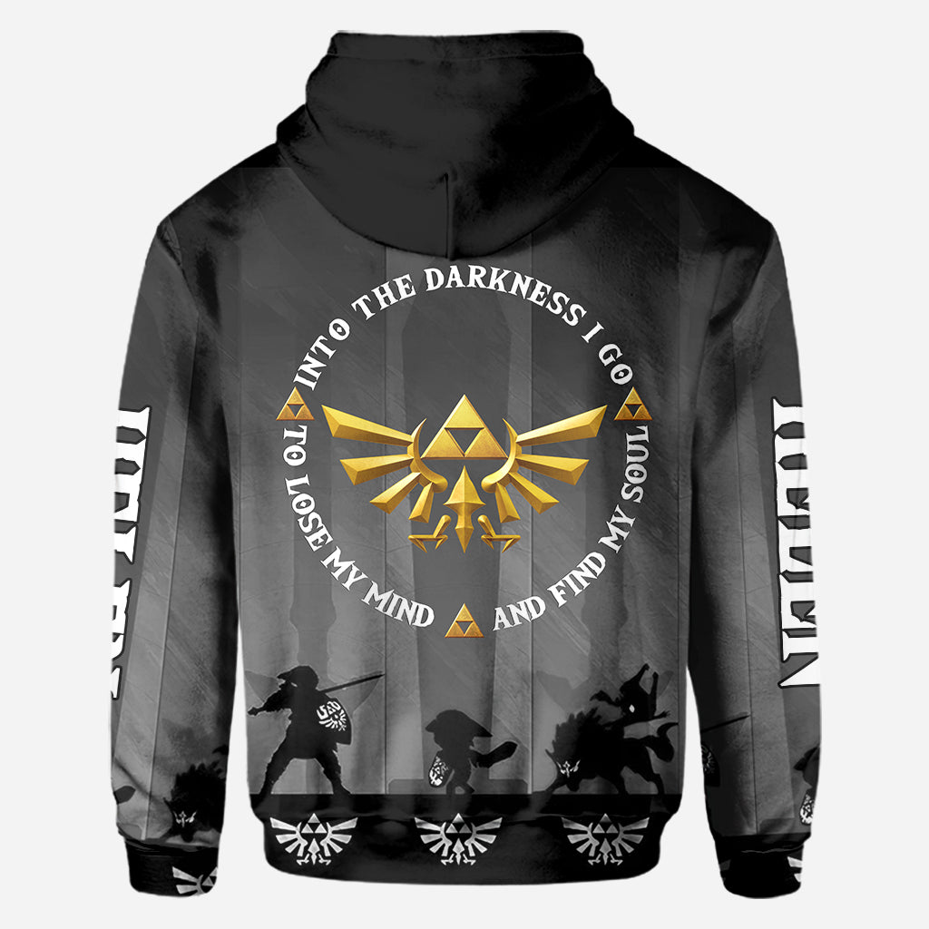 And Into The Darkness - Personalized The Hero's Legend All Over Shirt