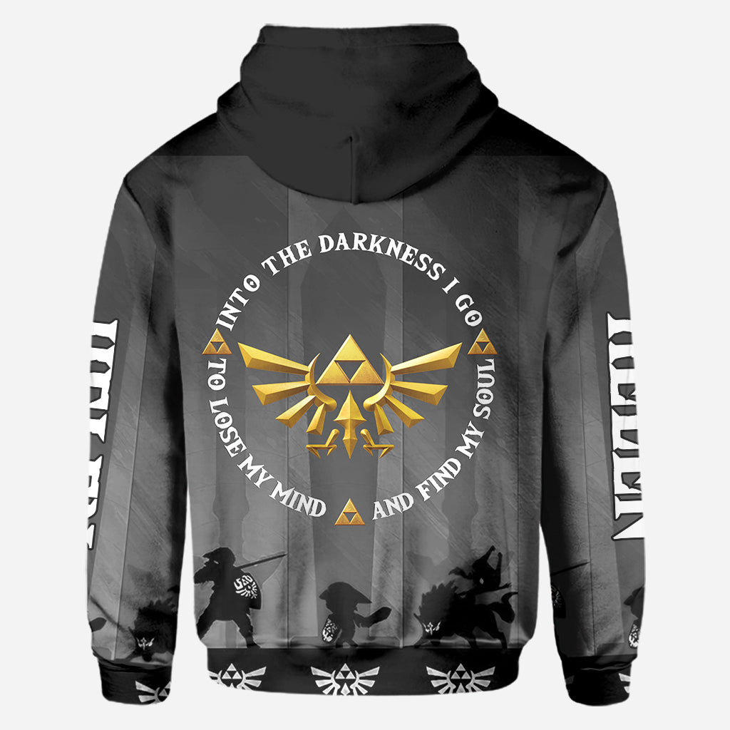 And Into The Darkness - Personalized The Hero's Legend All Over Shirt