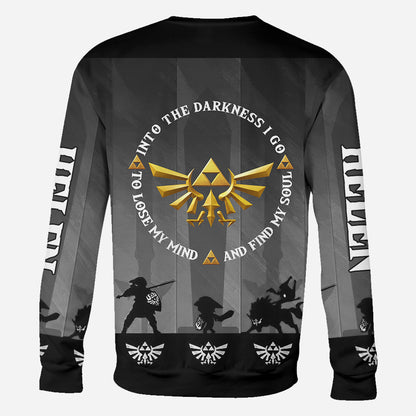 And Into The Darkness - Personalized The Hero's Legend All Over Shirt