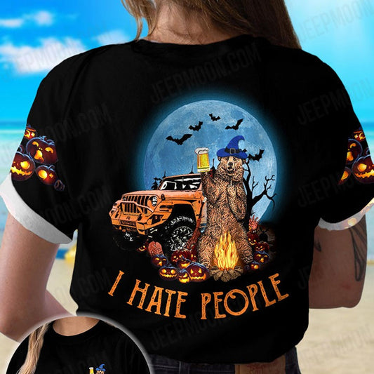 I Hate People Car All Over Shirt 0823