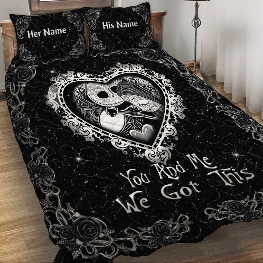 You & Me We Got This - Personalized Nightmare Quilt Set