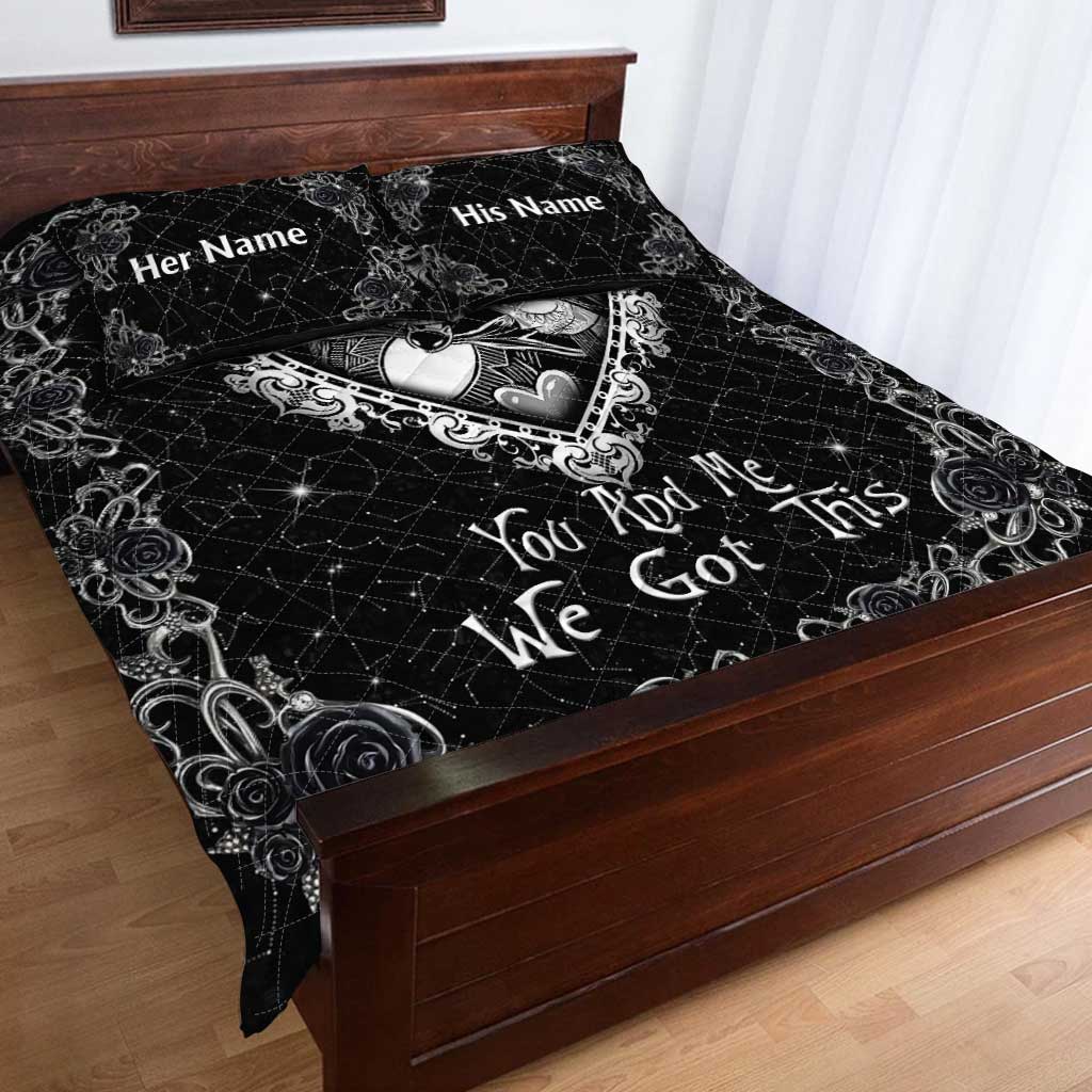 You & Me We Got This - Personalized Nightmare Quilt Set