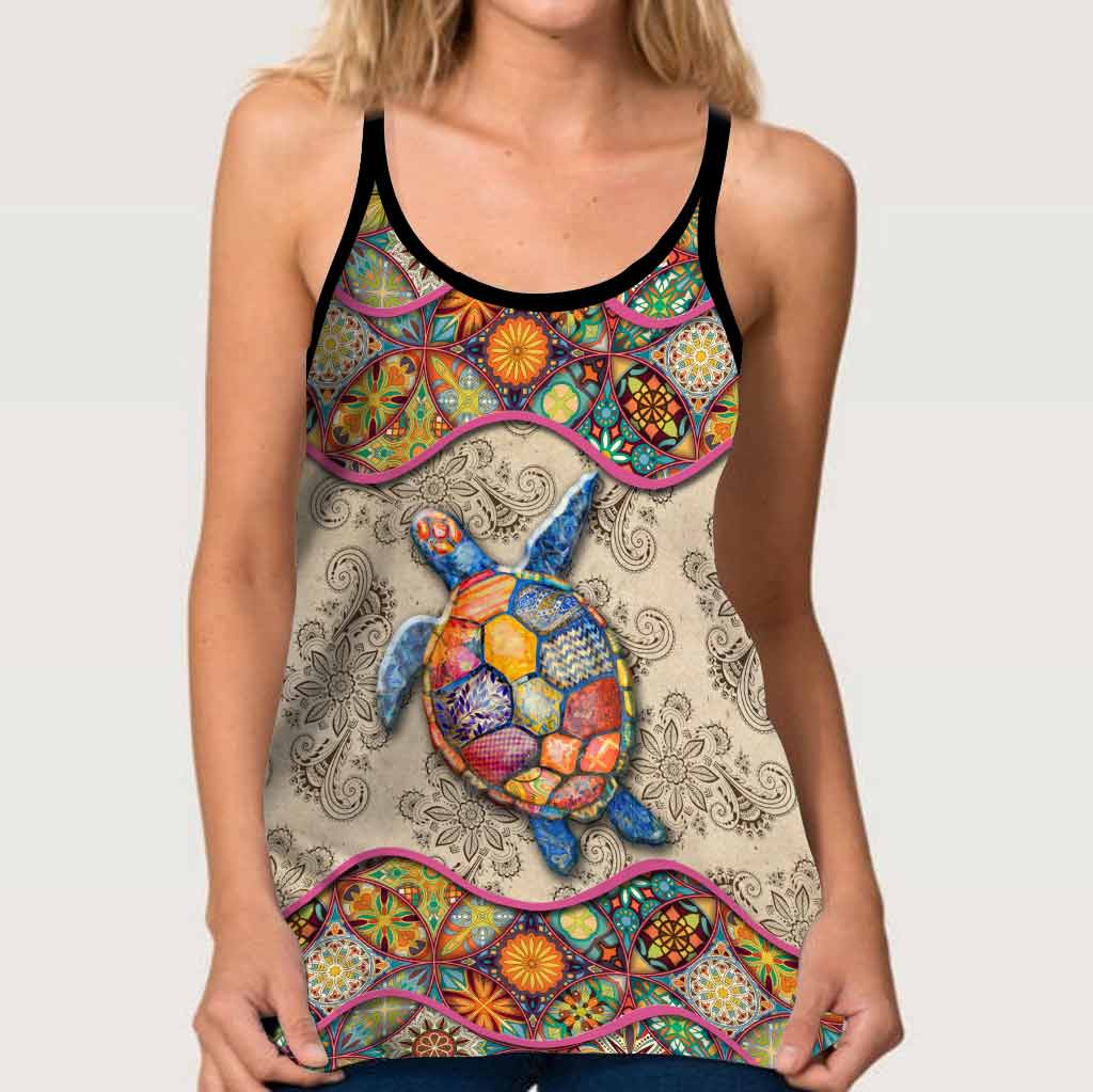 You Are My Sunshine  - Turtle Cross Tank Top