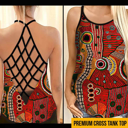 Aboriginal Australians Cross Tank Top