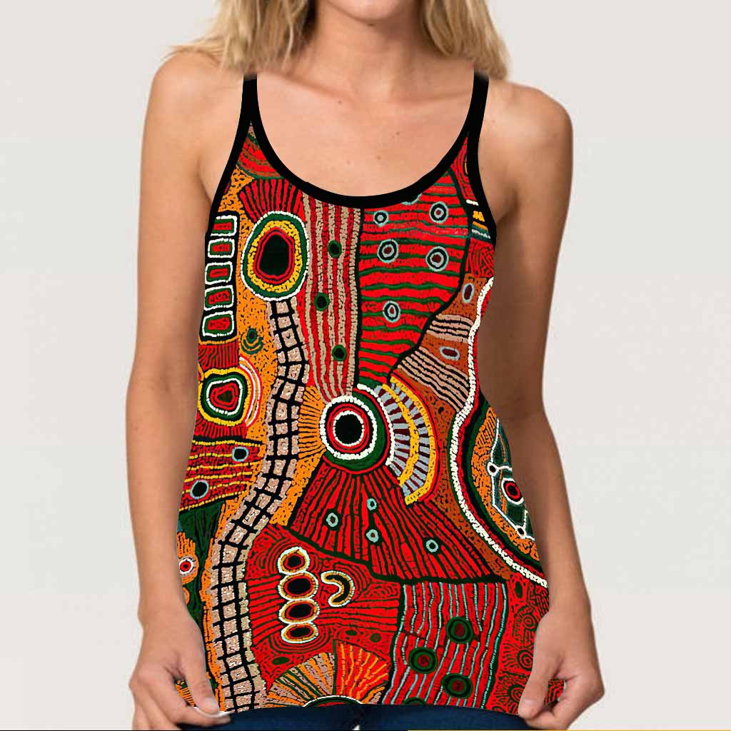 Aboriginal Australians Cross Tank Top