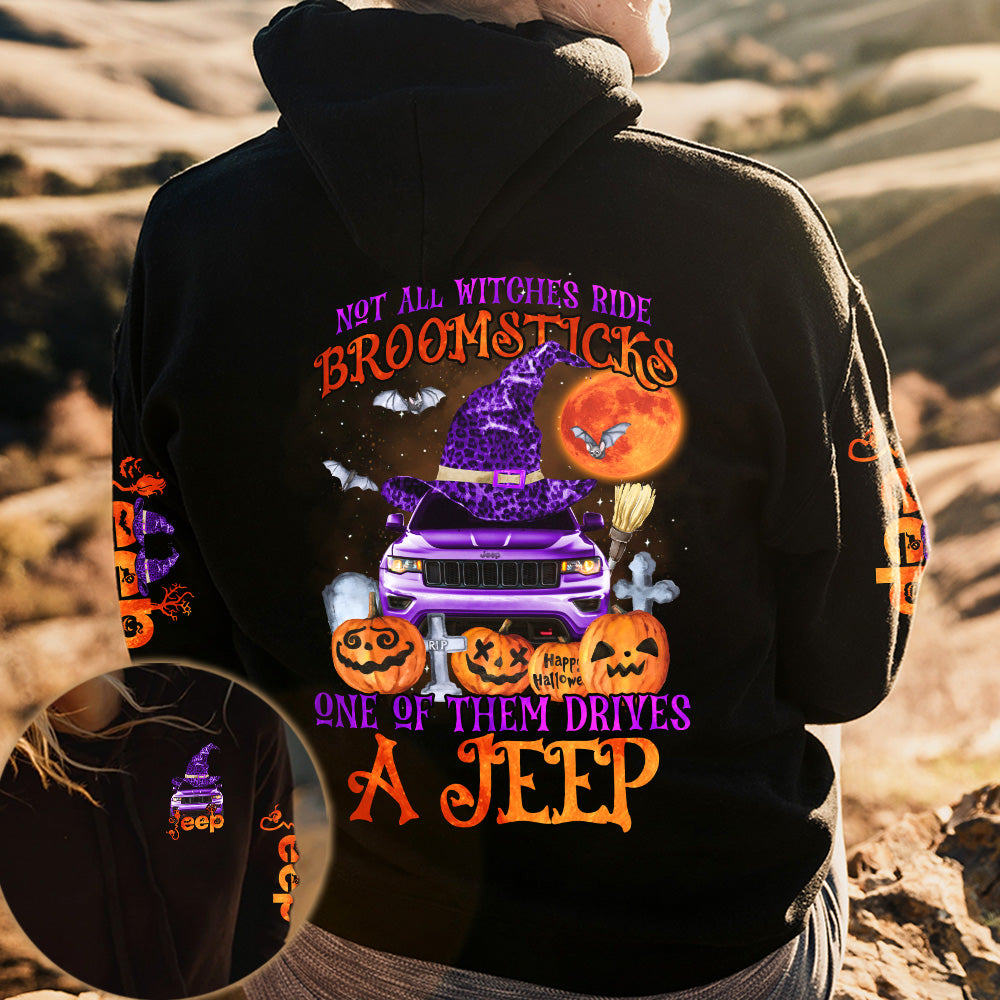 Not All Witches Ride Broomsticks Car All Over Shirt 0823