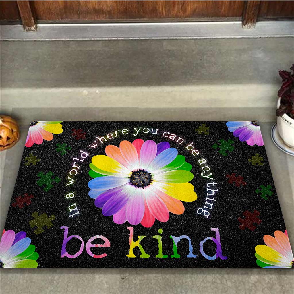 Be Kind - Autism Awareness Doormat