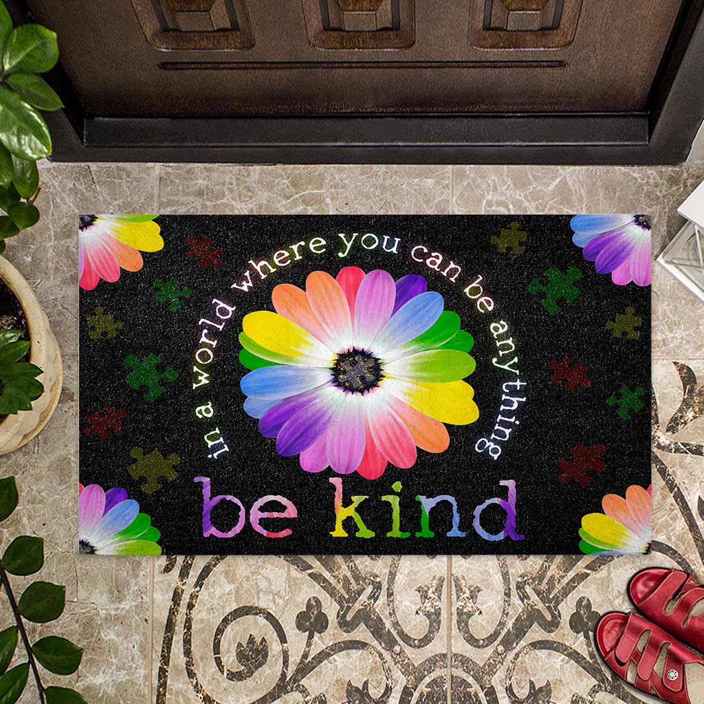 Be Kind - Autism Awareness Doormat