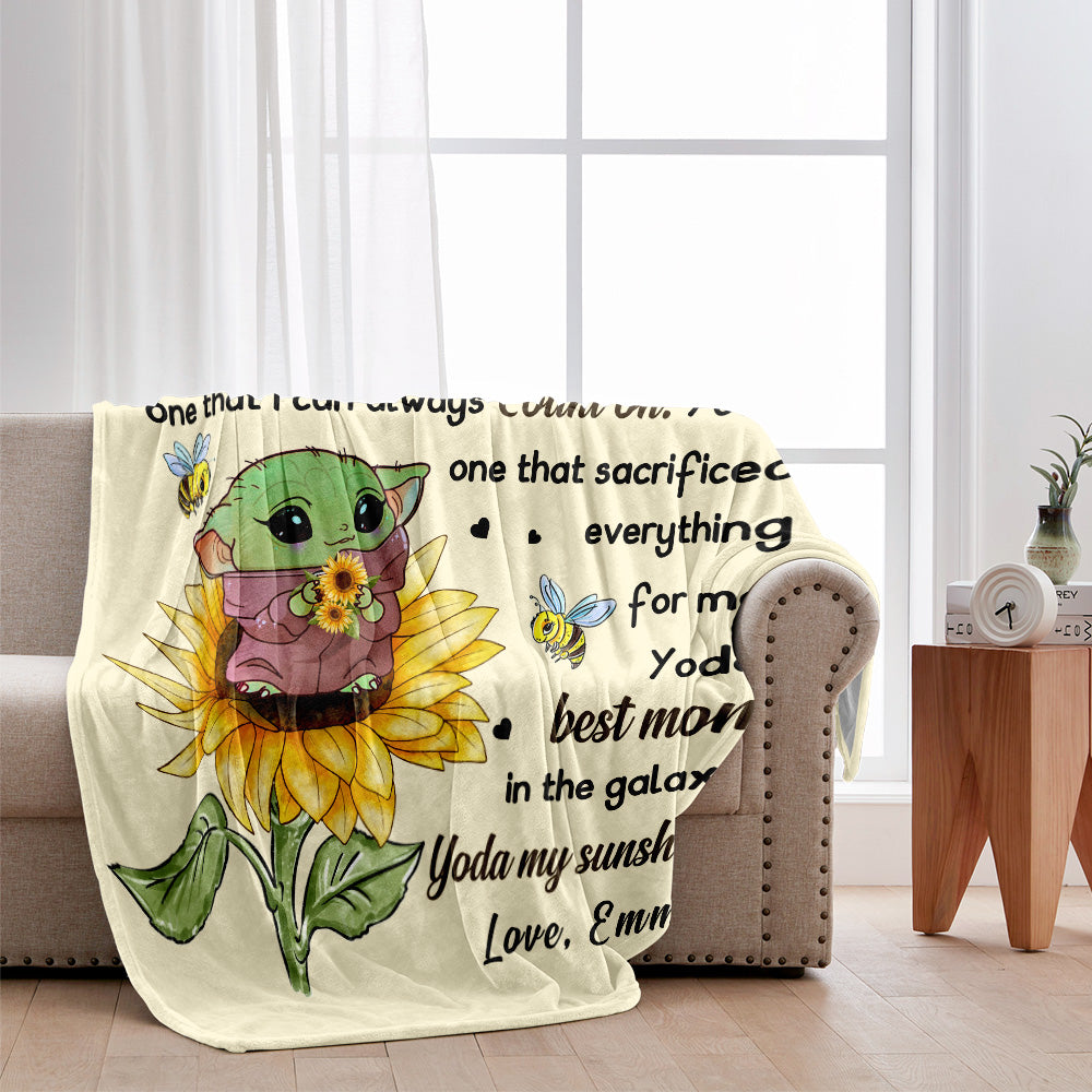 You Are My Sunshine - Personalized Mother's Day The Force Blanket