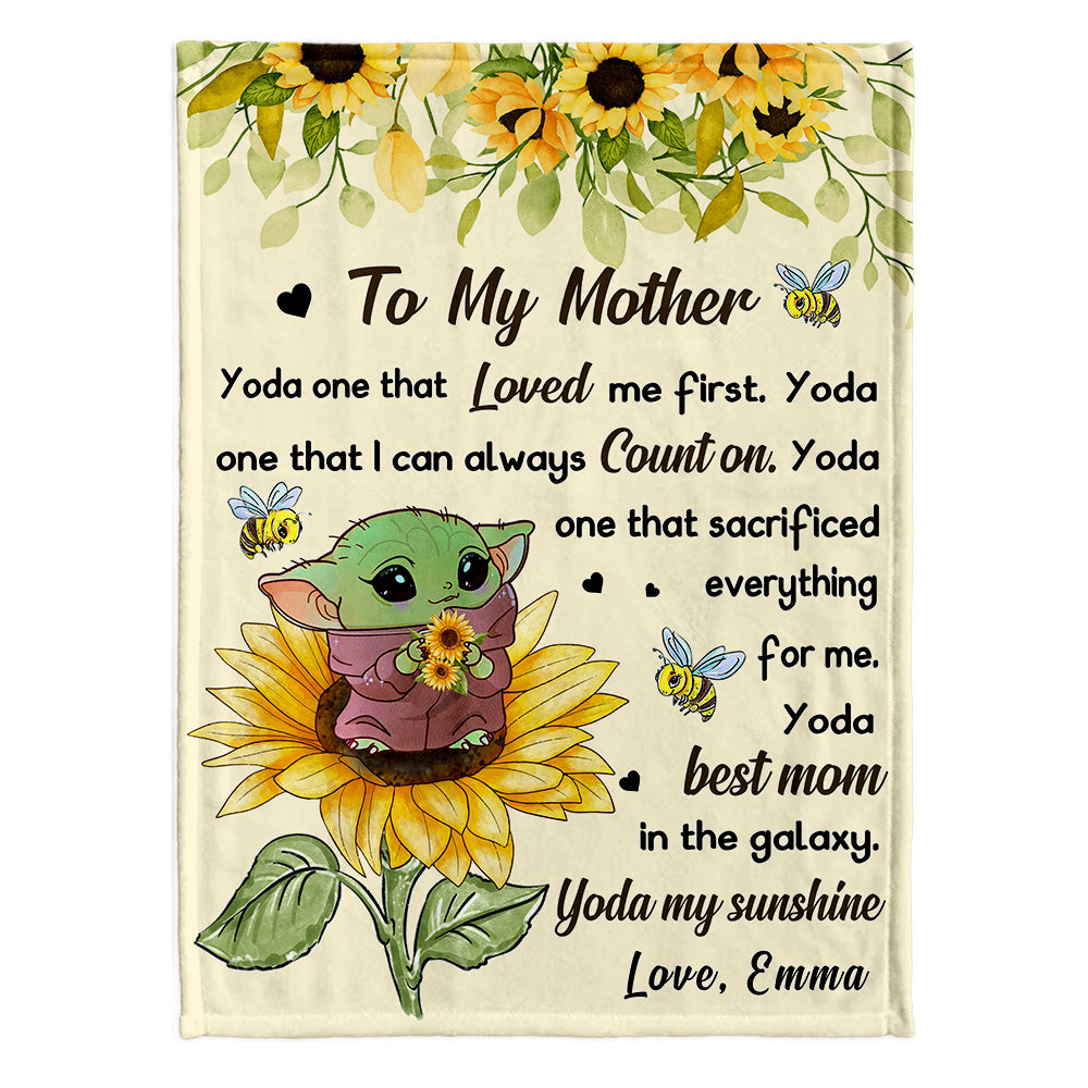 You Are My Sunshine - Personalized Mother's Day The Force Blanket