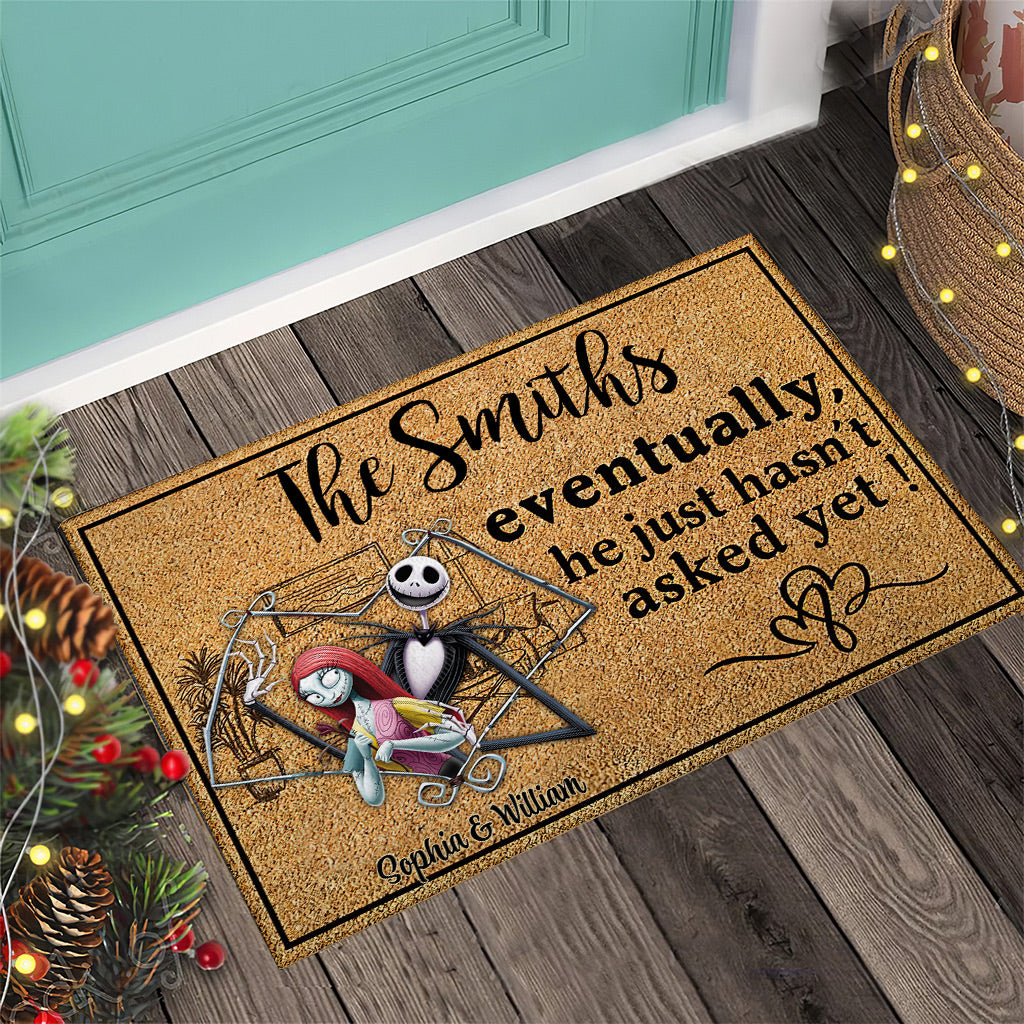 Eventually He Just Hasn‘t Asked Yet - Personalized Nightmare Doormat