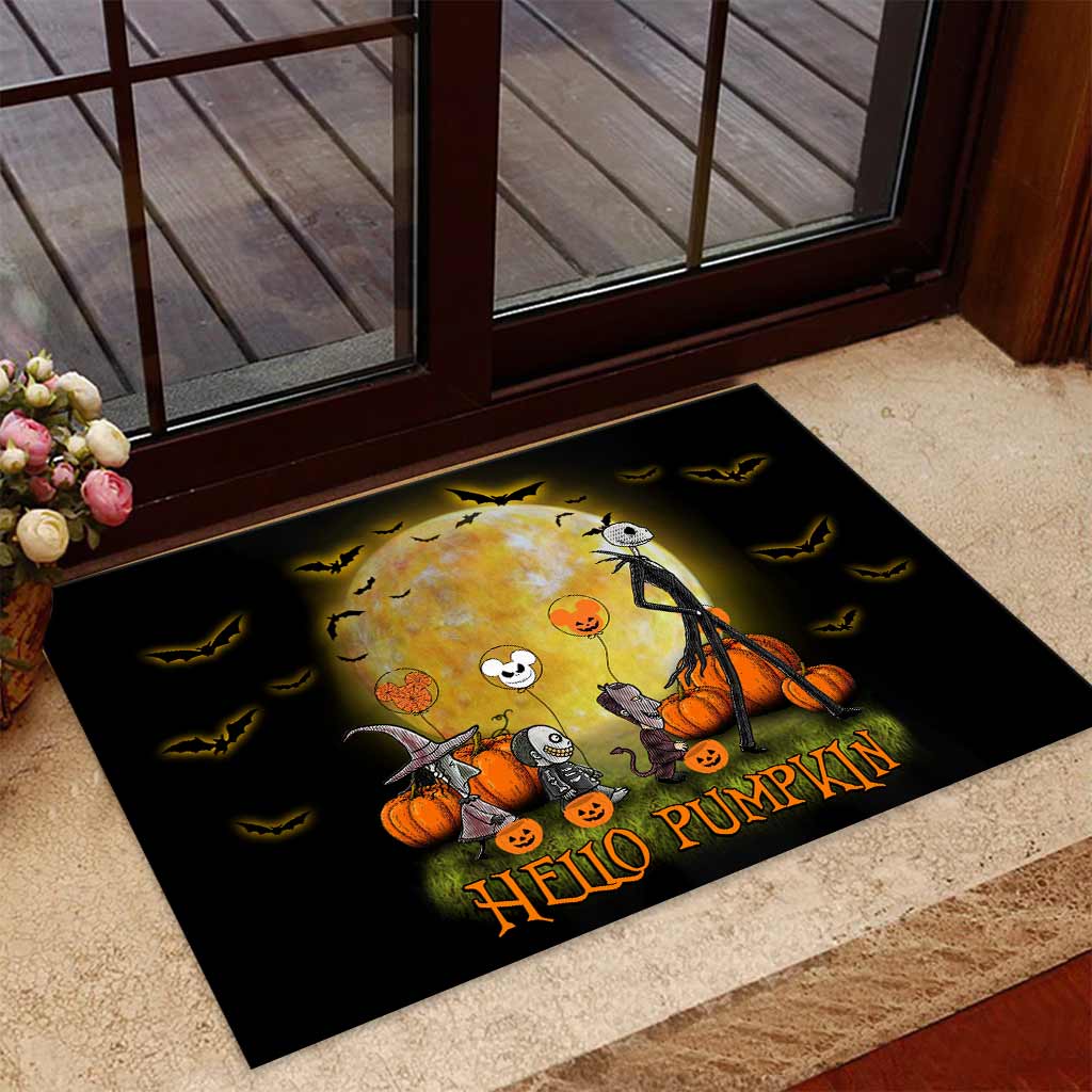 Hello Pumpkin - Halloween Nightmare Doormat