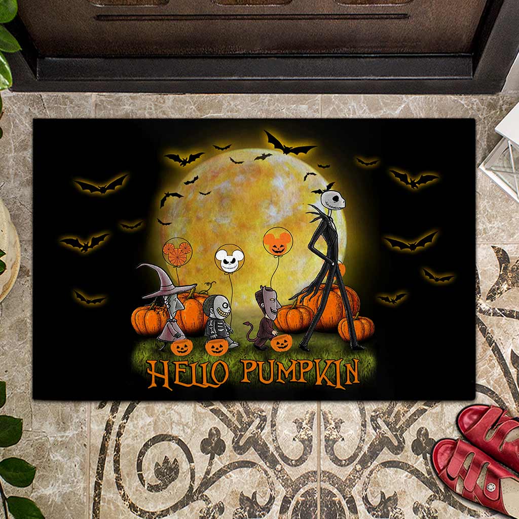 Hello Pumpkin - Halloween Nightmare Doormat