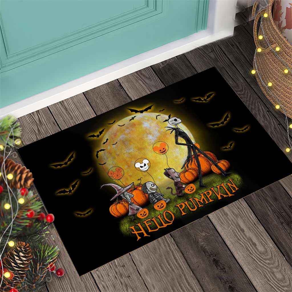 Hello Pumpkin - Halloween Nightmare Doormat