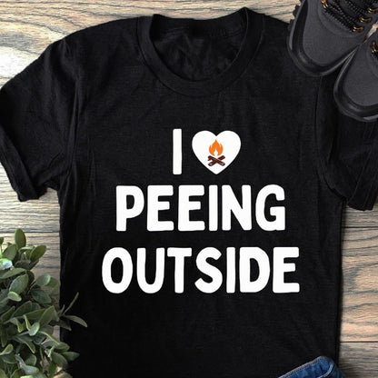 I Love Peeing Outside - Camping T-shirt and Hoodie 112021