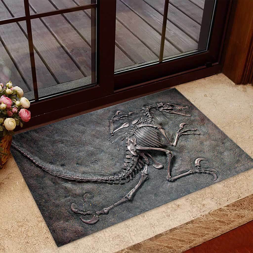 Dinosaur Fossil Doormat