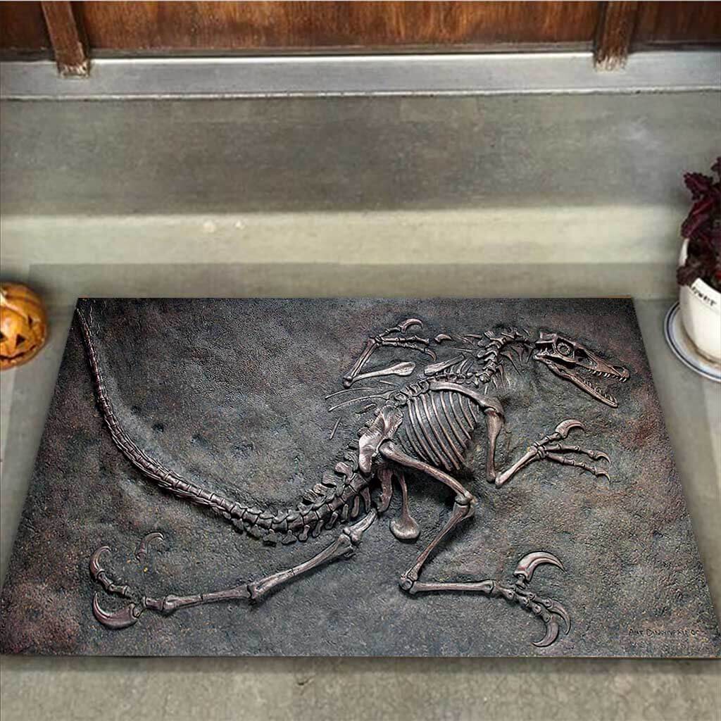 Dinosaur Fossil Doormat