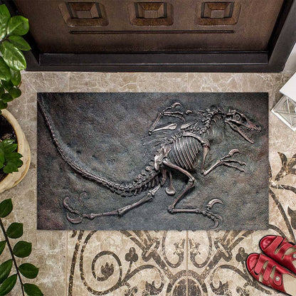 Dinosaur Fossil Doormat