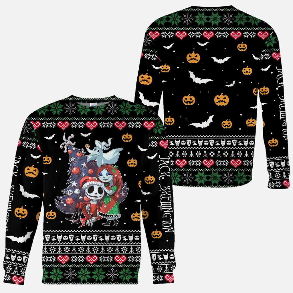 Merry Creepmas - Nightmare All Over T-shirt and Hoodie 1121