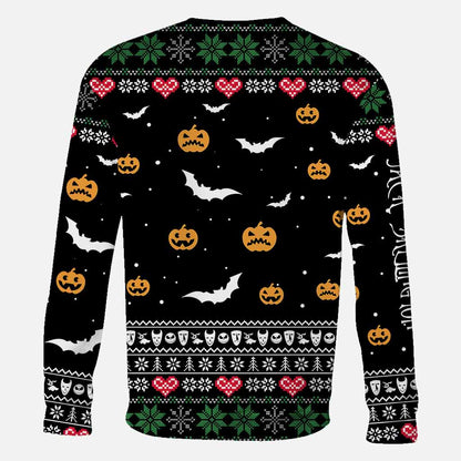 Merry Creepmas - Nightmare All Over T-shirt and Hoodie 1121