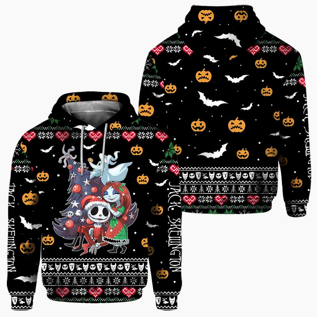 Merry Creepmas - Nightmare All Over T-shirt and Hoodie 1121