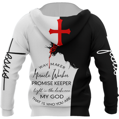 Way Maker Promise Keeper - Jesus All Over T-shirt and Hoodie Shirts For Men and Women 0921