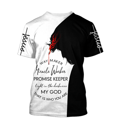 Way Maker Promise Keeper - Jesus All Over T-shirt and Hoodie Shirts For Men and Women 0921