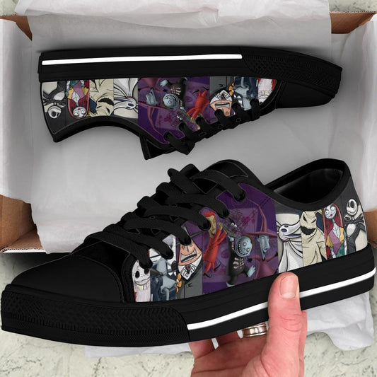 Spooky Night Nightmare Low Top Shoes 0523