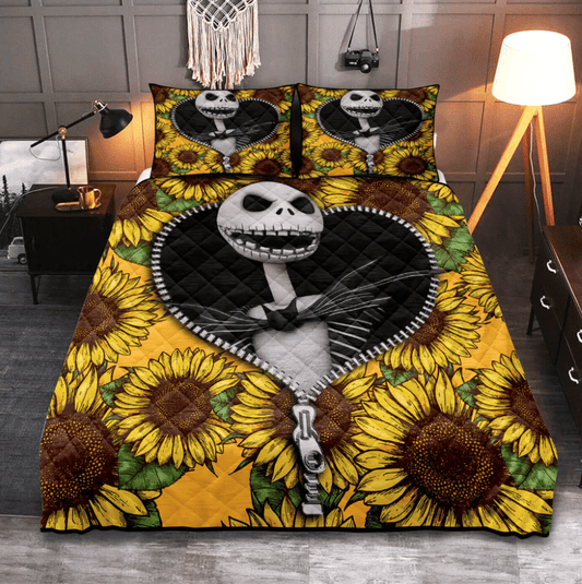 Love Sunflowers Nightmare Quilt Set 0523