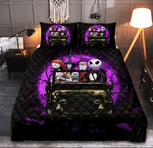 Spooky Night Nightmare Quilt Set 0523