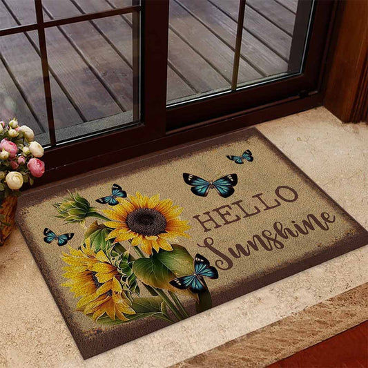 Hello Sunshine - Sunflower Doormat