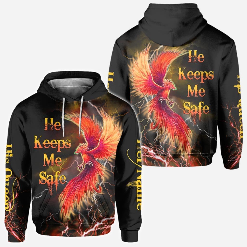 His Queen Her King - Couple Personalized Dragon All Over T-shirt and Hoodie