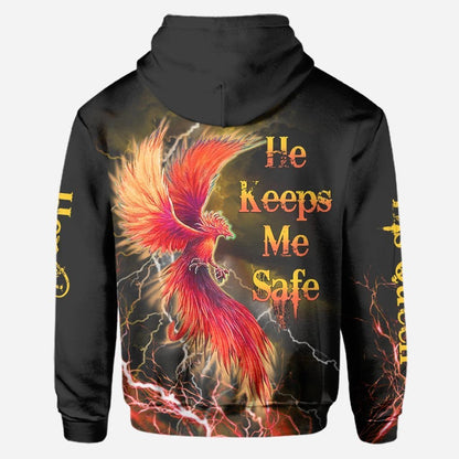 His Queen Her King - Couple Personalized Dragon All Over T-shirt and Hoodie