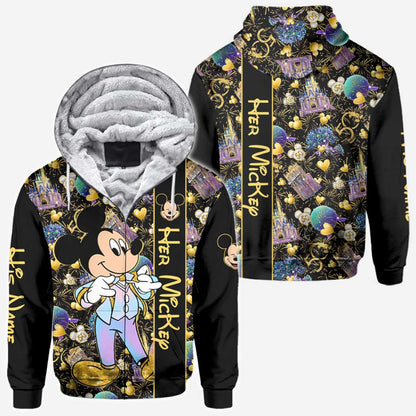 Magic Couple - Personalized Mouse All Over T-shirt and Hoodie