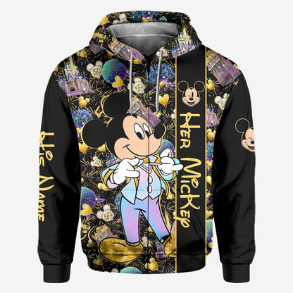 Magic Couple - Personalized Mouse All Over T-shirt and Hoodie