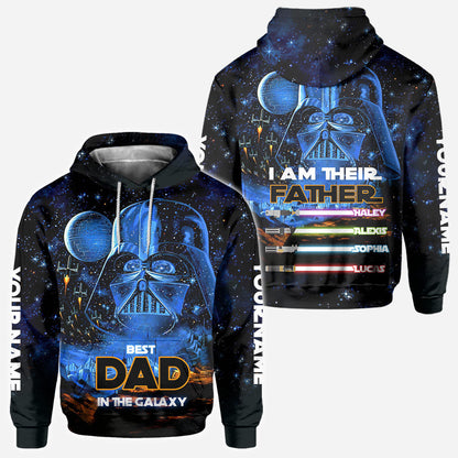 I Am Their Father - Personalized Father's Day All Over T-shirt and Hoodie