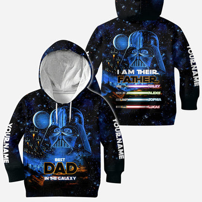 I Am Their Father - Personalized Father's Day All Over T-shirt and Hoodie