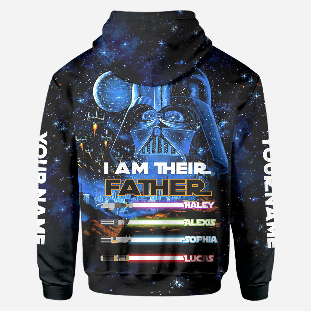 I Am Their Father - Personalized Father's Day All Over T-shirt and Hoodie