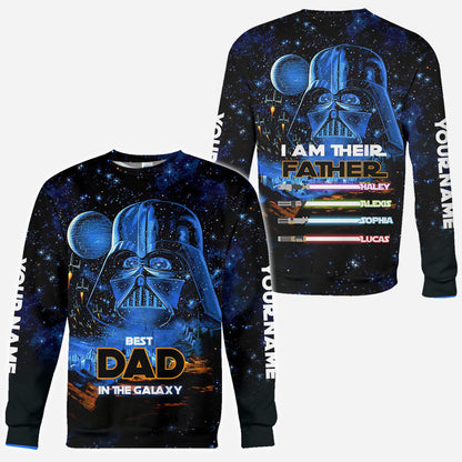 I Am Their Father - Personalized Father's Day All Over T-shirt and Hoodie