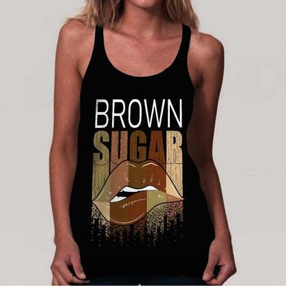 Brown Sugar - African American Cross Tank Top