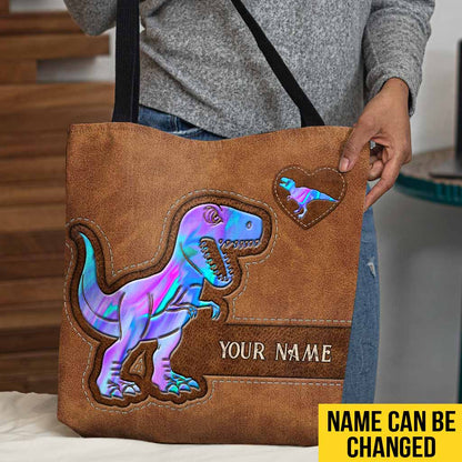 Dinosaur Personalized Tote Bag