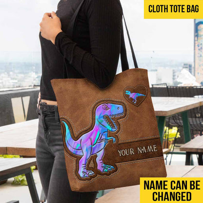 Dinosaur Personalized Tote Bag