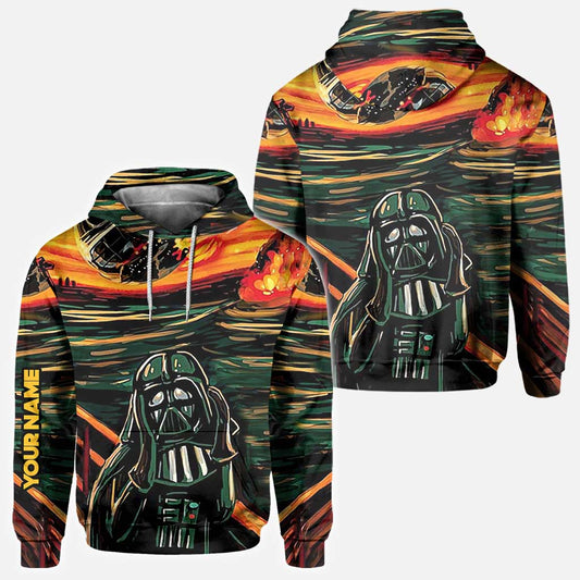 Scream On The Dark Side - Personalized The Force All Over T-shirt and Hoodie