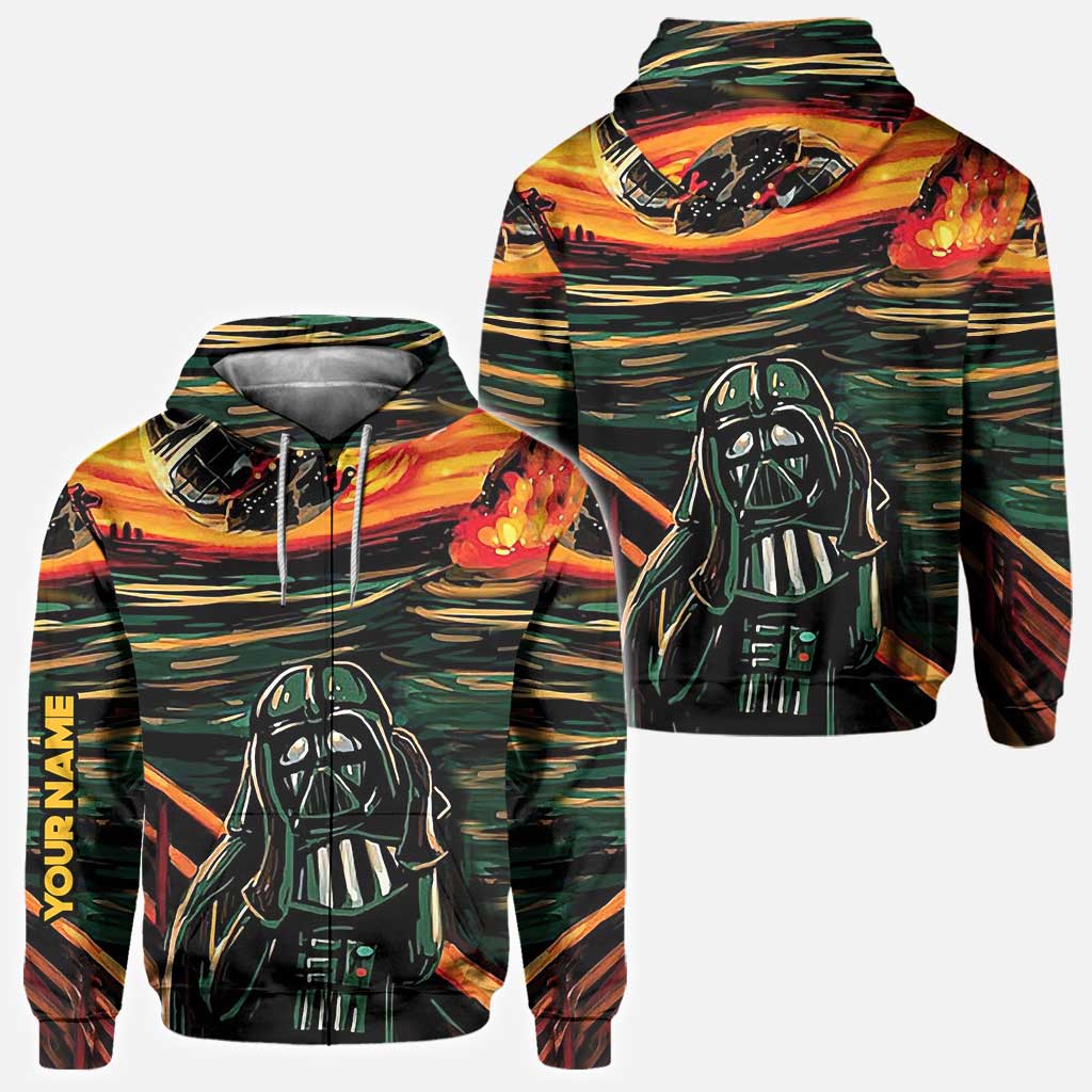 Scream On The Dark Side - Personalized The Force All Over T-shirt and Hoodie