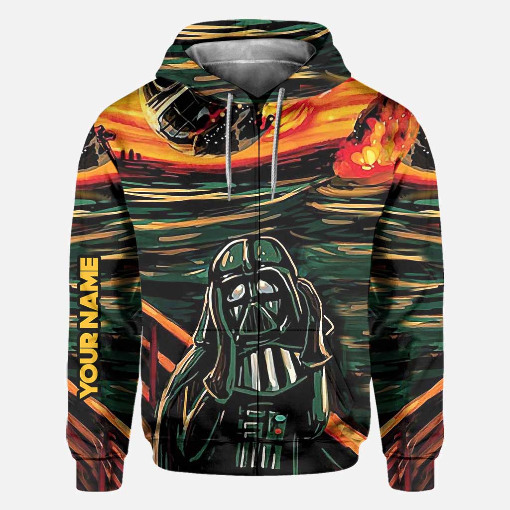 Scream On The Dark Side - Personalized The Force All Over T-shirt and Hoodie