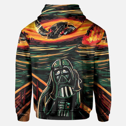 Scream On The Dark Side - Personalized The Force All Over T-shirt and Hoodie