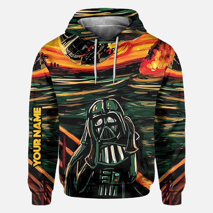 Scream On The Dark Side - Personalized The Force All Over T-shirt and Hoodie